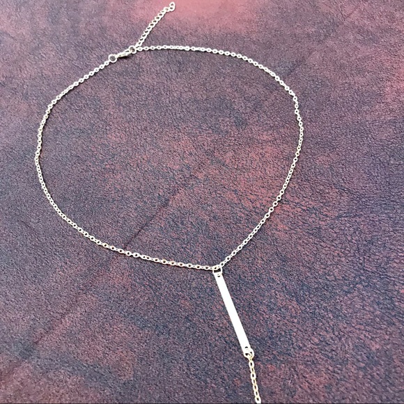 NWT Triangle & Rectangle Drop Necklace - Picture 6 of 6